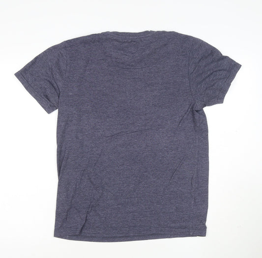 Henleys Originals Men's Blue Graphic Print T-Shirt Size M