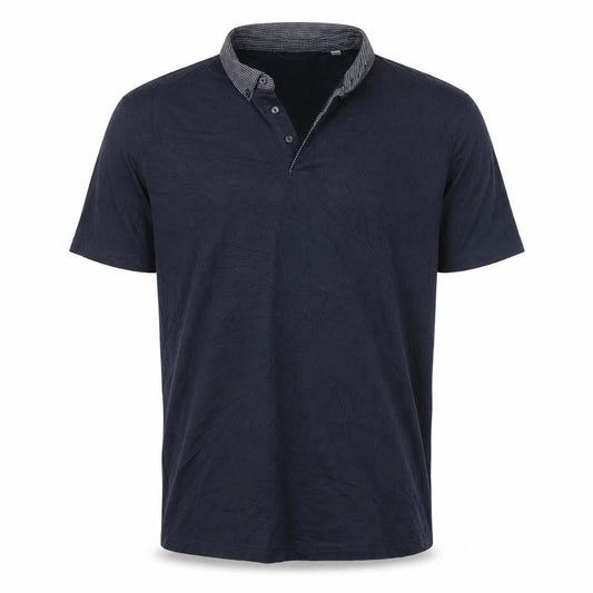 Next Men's Blue Regular Fit Cotton Polo Shirt L