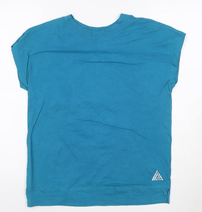 Next Womens Blue Basic Cotton T-Shirt Size S