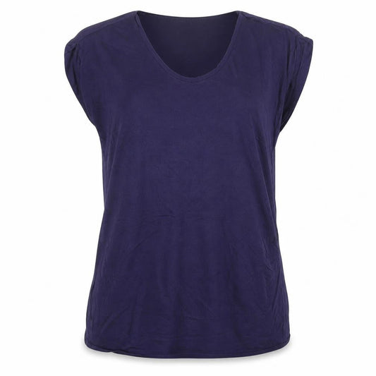 New Look Maternity Purple Cotton Basic T-Shirt Size 12