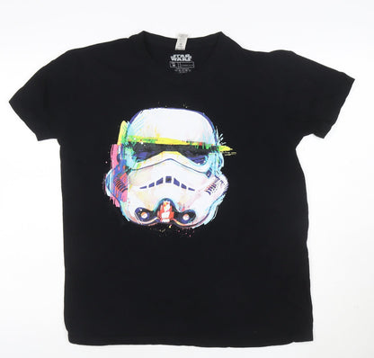 Star Wars Men's Black Stormtrooper Graphic Cotton T-Shirt Size M