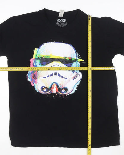Star Wars Men's Black Stormtrooper Graphic Cotton T-Shirt Size M