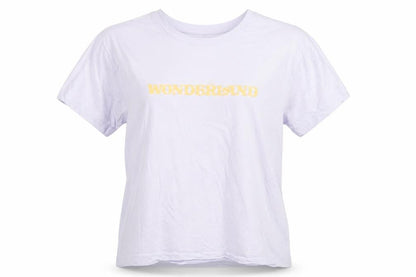 Disney Women’s White Wonderland T-Shirt Size L Short Sleeve Cotton