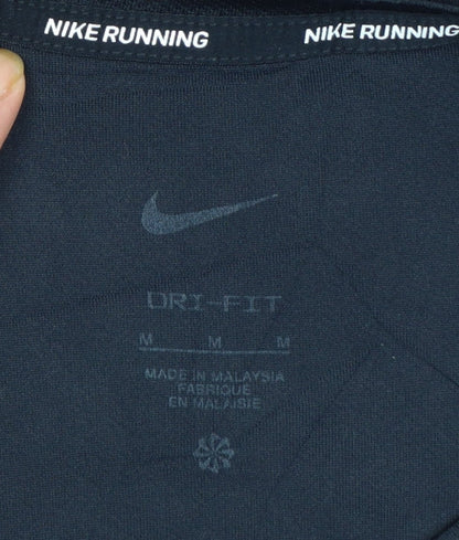 Nike Men's Black Dri-FIT Running T-Shirt Size M Lightweight Gym Top