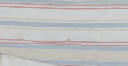 Zara Men's Multicoloured Striped Relaxed Fit Cotton Long Sleeve Shirt Size S