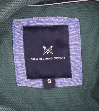Crew Clothing Company Men’s Green Long Sleeve Polo Shirt Size S