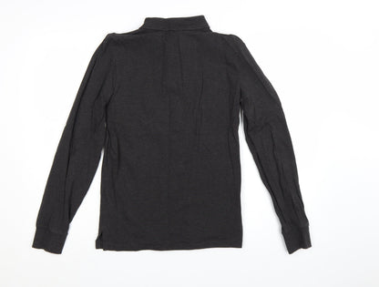 Ralph Lauren Men's Black Long Sleeve Slim Fit Polo Shirt XS