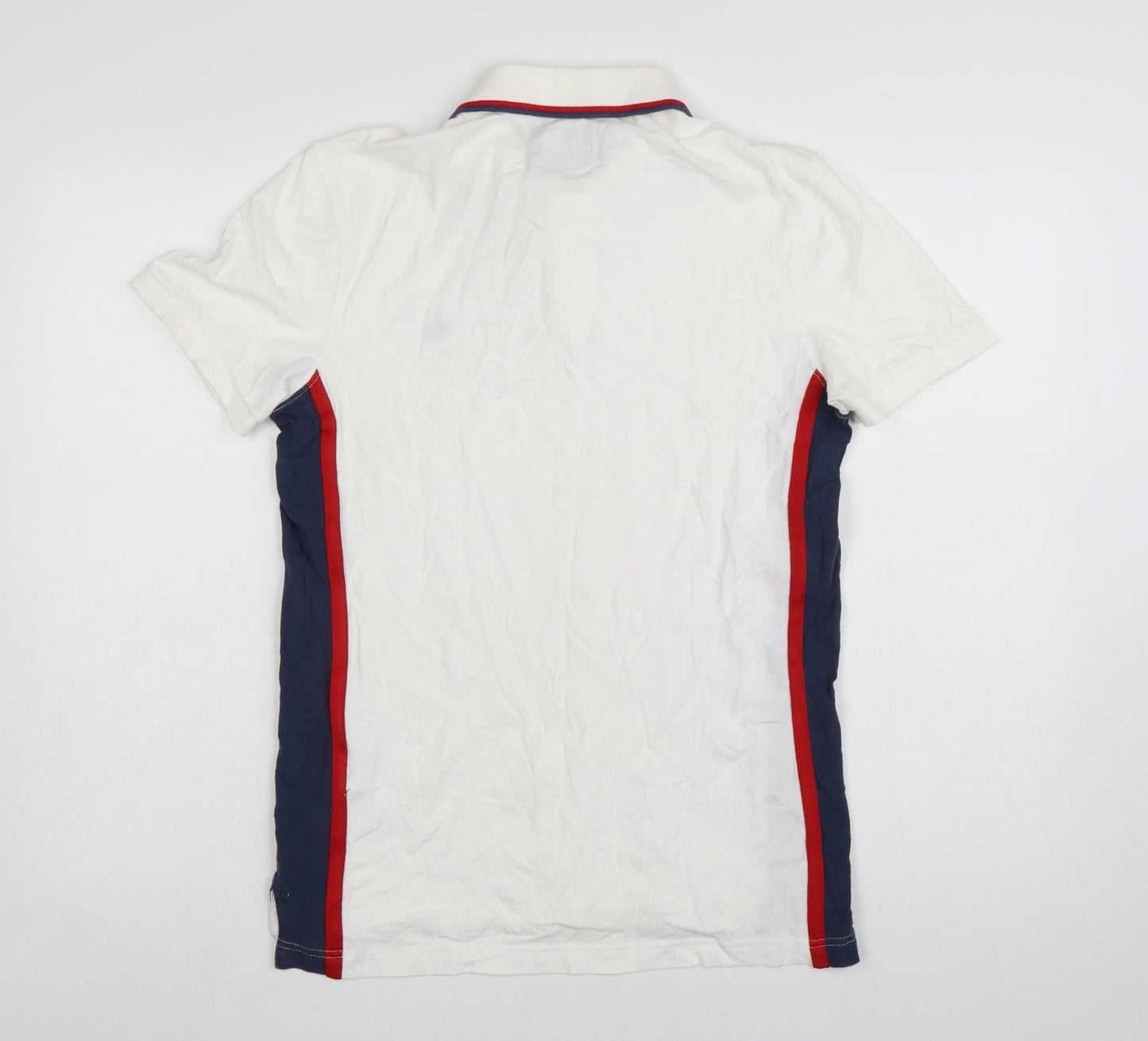 Abercrombie & Fitch Men’s White Slim Fit Polo Shirt Size S