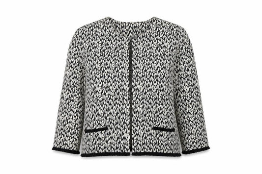 Marks and Spencer Women Black Size 16 Classic Knit Jacket