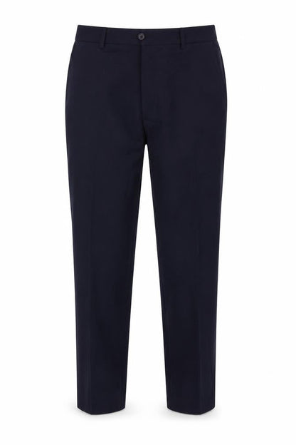 Hunter Men Blue 38in Regular Fit Chino Trousers Workwear