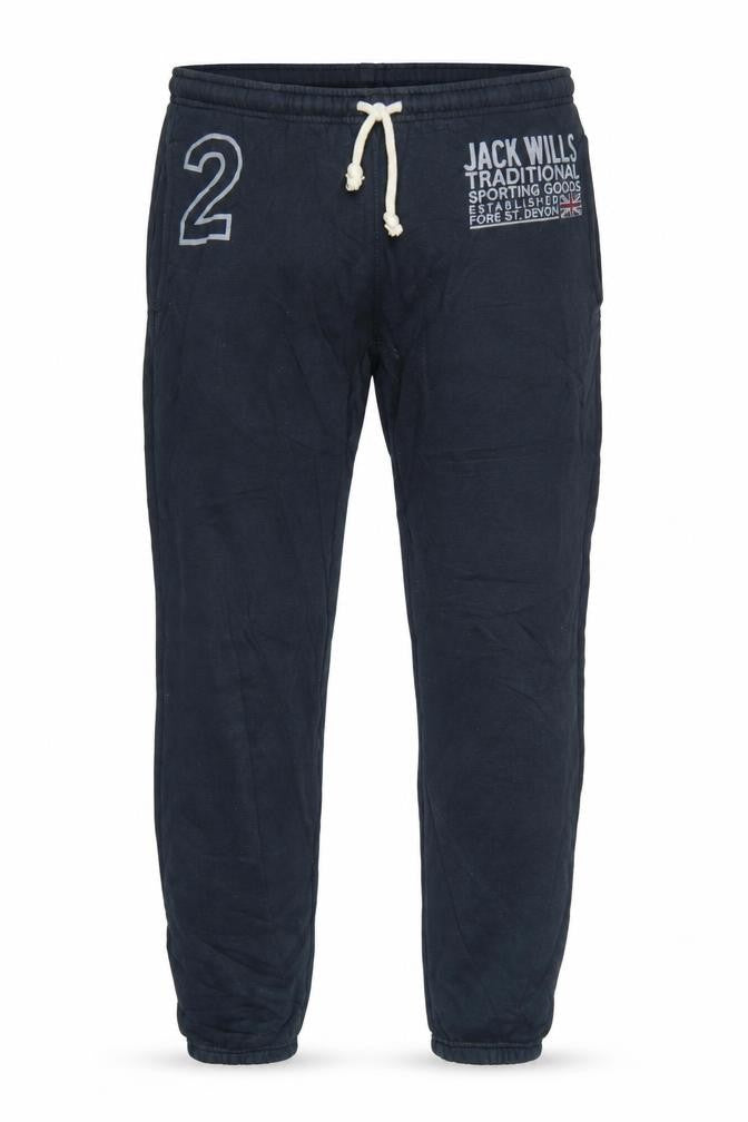 Jack Wills Men's Blue XS Jogger Sweatpants with Embroidered Logo