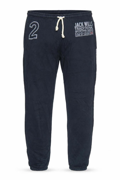 Jack Wills Men's Blue XS Jogger Sweatpants with Embroidered Logo