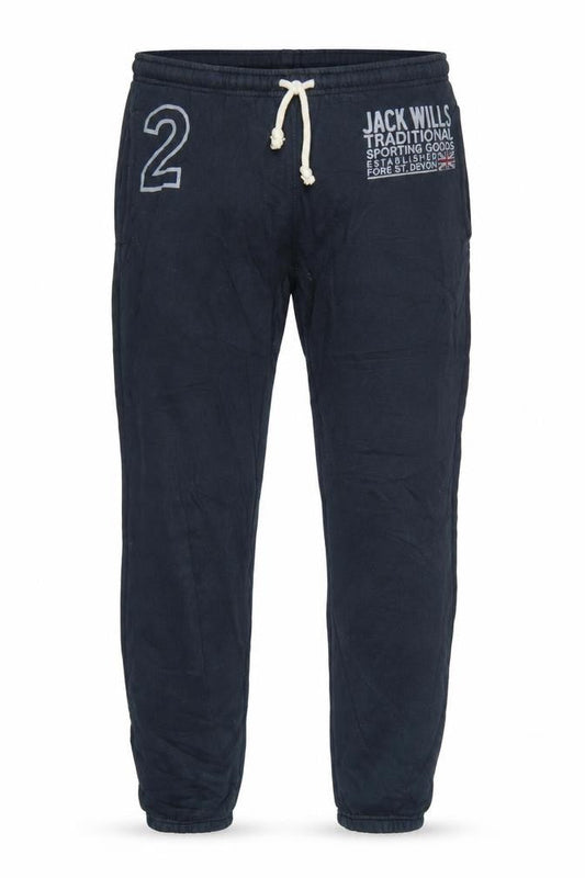 Jack Wills Men's Blue XS Jogger Sweatpants with Embroidered Logo