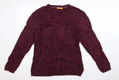 SoulCal Men's Red Cotton Crew Neck Pullover Jumper Size L