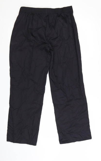 Alexandra Womens Black UK 12 Straight Leg Workwear Trousers