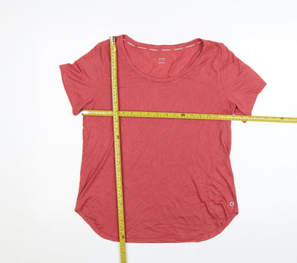 Marks and Spencer Goodmove Red Women's Active T-Shirt Size 14