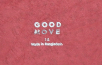 Marks and Spencer Goodmove Red Women's Active T-Shirt Size 14