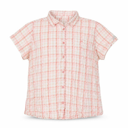Regatta Men Beige Check Short Sleeve Button-Up Casual Shirt Size XL