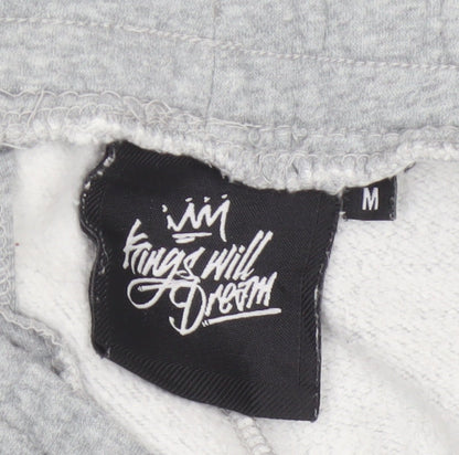 Kings Will Dream Men's Grey Jogger Trousers Size M Regular Fit