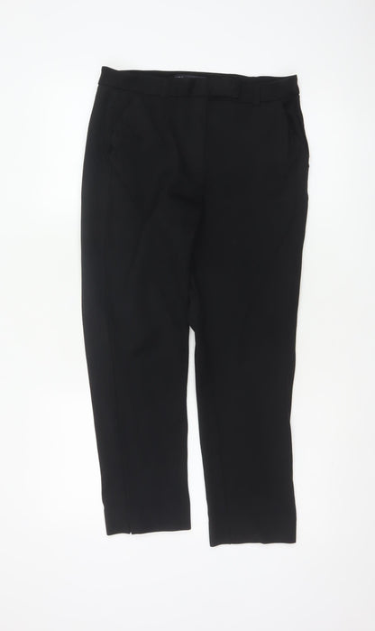 Marks and Spencer Womens Black Size 12 Short Straight Trousers