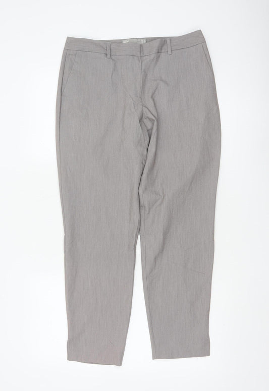 ASOS Women’s Grey Slim Fit Tapered Work Trousers Size 10