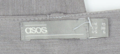 ASOS Women’s Grey Slim Fit Tapered Work Trousers Size 10