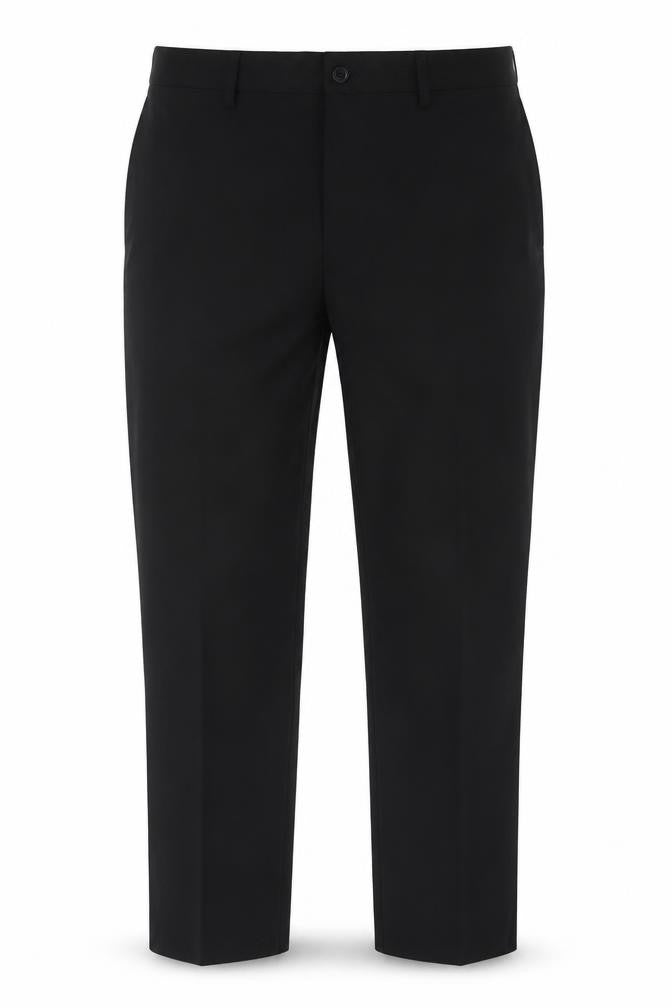 Marks and Spencer Men's Black Tailored Fit Trousers 40W 29L