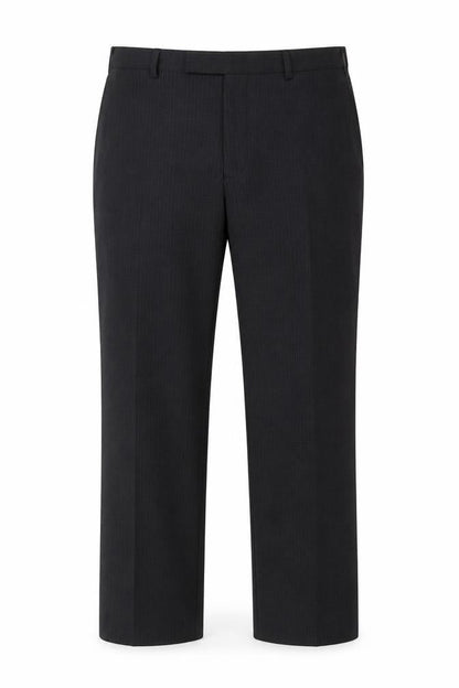 Marks and Spencer Men's Black Slim Fit Wool Blend Dress Trousers 36W 33L