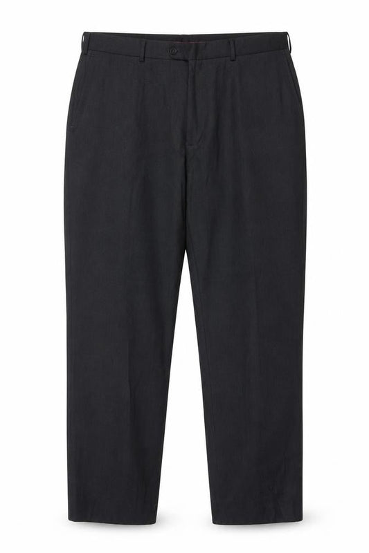 Charles Tyrwhitt Men's Black Wool Dress Pants 40W 32L Classic Fit