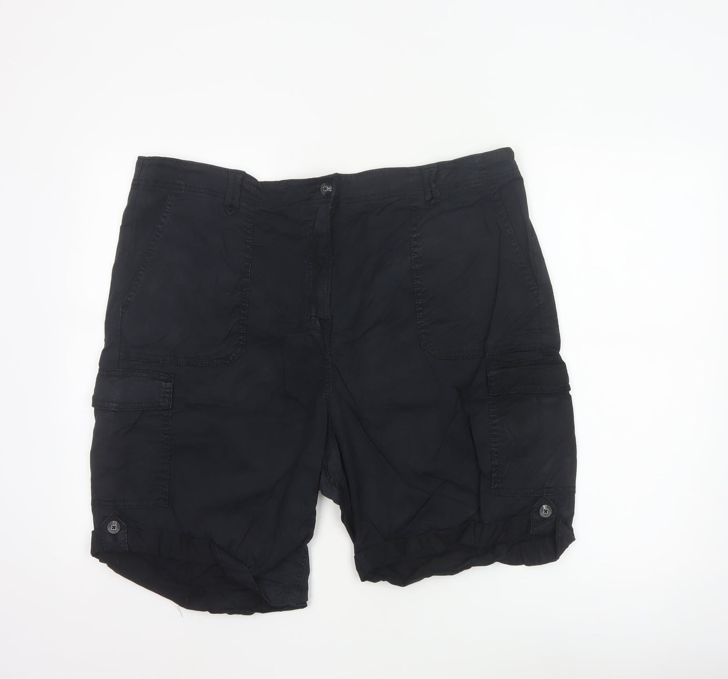 Marks and Spencer Women’s Black Cargo Shorts Size 20