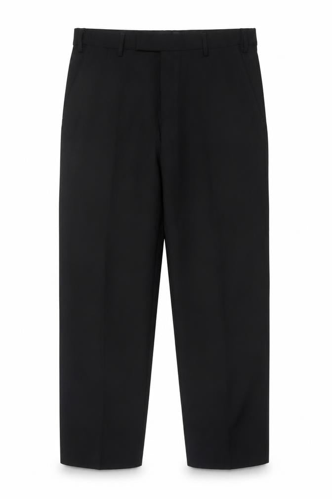 Marks and Spencer Men's Black Dress Trousers 32W 29L Wool Blend