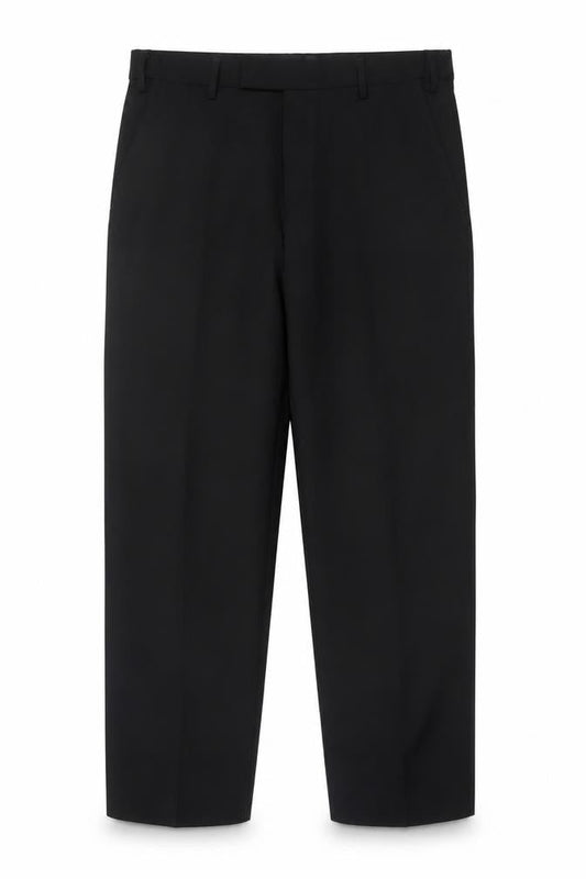 Marks and Spencer Men's Black Dress Trousers 32W 29L Wool Blend