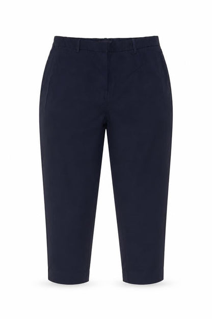 Marks and Spencer Women’s Blue Cropped Twill Trousers Size 16