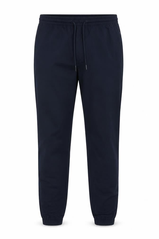 Marks and Spencer Men's Blue Cotton Jogger Trousers M