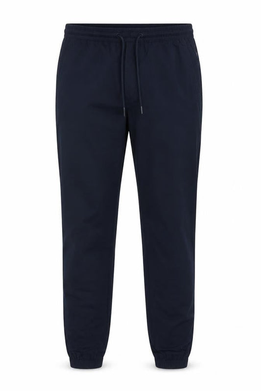 Marks and Spencer Men's Blue Cotton Jogger Trousers M