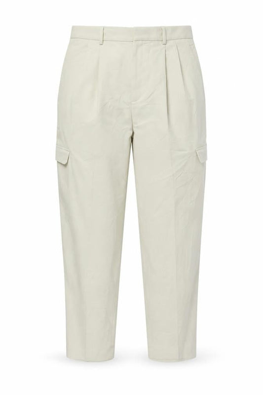 ASOS Women Beige Cargo Chino Trousers Size S High Waist