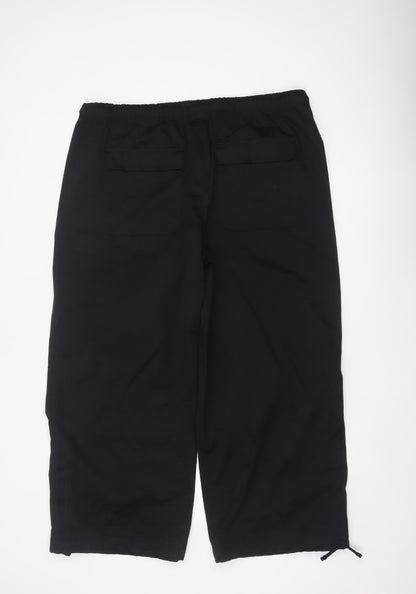 Marks and Spencer Women’s Black Cotton Cargo Trousers Size 20 Short