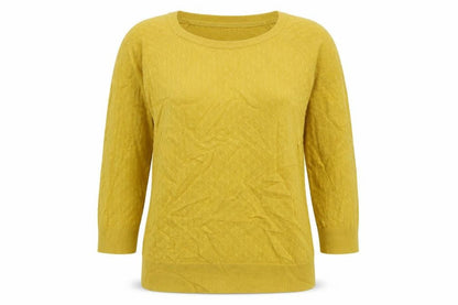 Marks and Spencer Per Una Women Yellow Size 10 Knit Pullover Jumper