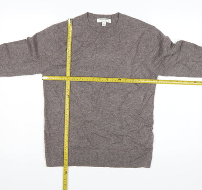 Marks and Spencer Autograph Men's Brown Cashmere Jumper Size S