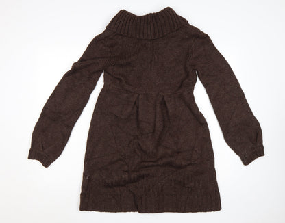H&M Women’s Brown Long Sleeve Chunky Knit Cardigan Size S