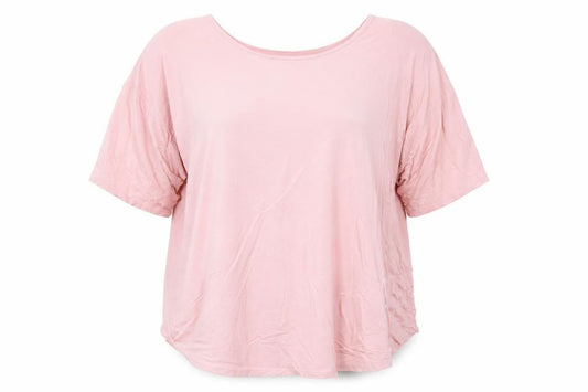 DKNY Women’s Pink Relaxed Fit Jersey T-Shirt XL