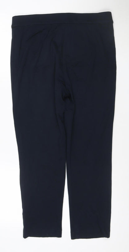 Marks and Spencer Womens Black Size 14 Jersey Leggings Short Length