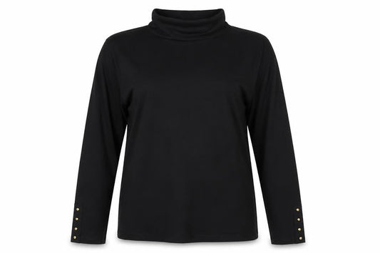 Joe Browns Women’s Black Roll Neck Long Sleeve Top Size 14