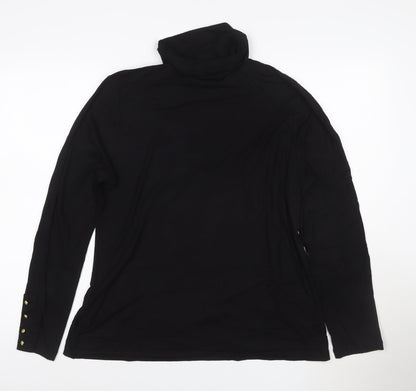Joe Browns Women’s Black Roll Neck Long Sleeve Top Size 14