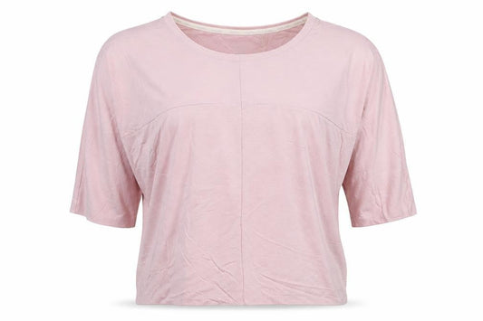 Calvin Klein Women Pink Relaxed 3/4 Sleeve Modal T-Shirt L
