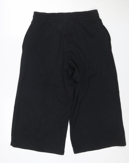 Marks and Spencer Goodmove Women's Black Size 12 Wide-Leg Activewear Trousers