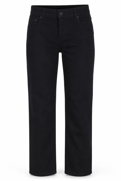 Marks & Spencer Women’s Black Straight Jeans Size 8 Regular Stretch Denim