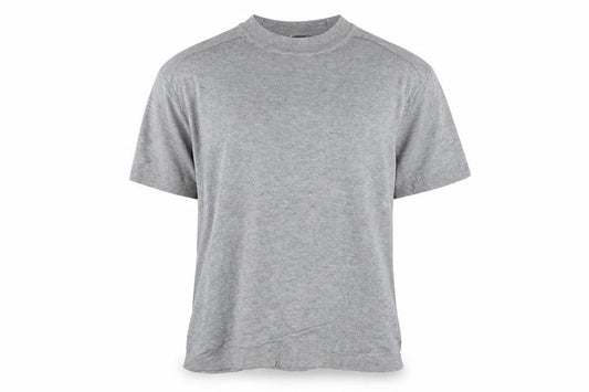 Zara Women Grey Mock Neck Short Sleeve Modal T-Shirt Size S