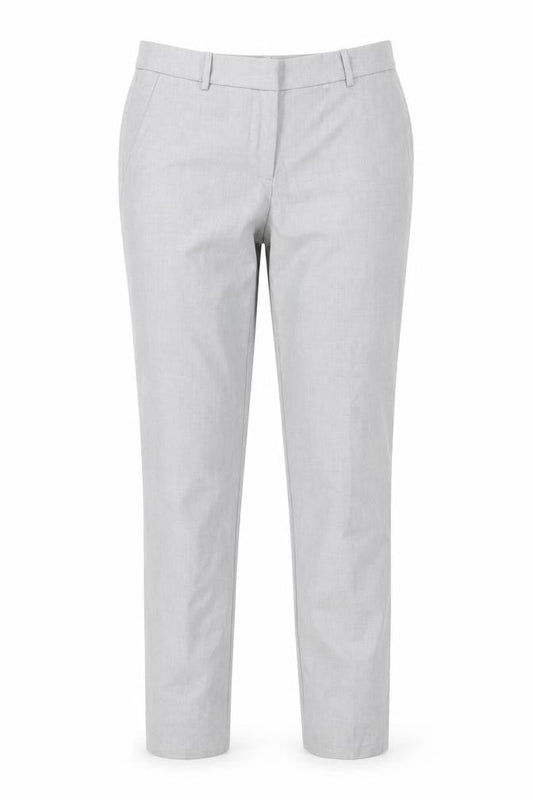 H&M Men's Grey Slim Fit Check Chino Trousers XS