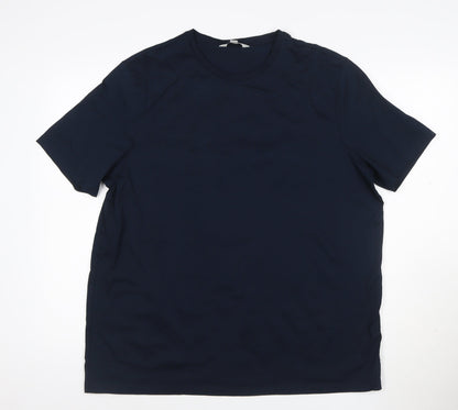 Marks and Spencer Men’s Blue 2XL Supima Cotton Crew Neck T-Shirt